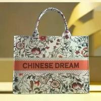 ราคา 2024 New Chinese Style Oil Painting Felt Bag Handbag Large Capacity Printed Tote Bag Travel Shopping Bag Felt Bag (1733484237299156934)
