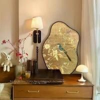 ราคา Table Decoration Painting Flower Bird Magpie Painting Bedroom Bedside Desktop Retro Ornament Medieval Style Niche Desktop Decoration Ornament Decoration Ornament Small Gift (1733885516105156156)