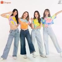 ราคา Expogarment เสื้อครอป พิมพ์ลายมัดย้อม เอวลอย CROP แขนสั้น คอกลม เสื้อยืดพิมพ์ลาย มี3ทรง 4สี ปังมาก สี ขาว ผู้หญิง ร้าน ผ้า จังหวัด เลย เปิด ไหล่ มินิมอล ยืด ลาย ทาง (1734149204057687882)
