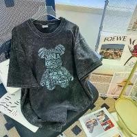 ราคา Top.street t shirt MANLA ลายการ์ตูนน่ารักหลวม เสื้อยืด oversize คอกลม ทรงหลวม ใส่สบาย วินเทจ unisex เสื้อ 3XLดำ สี ขาว ผู้หญิง ผ้า แฟชั่น ราคา ถูก เสื้อเชิ้ต ลายสก๊อต นุ่ (1733981030290327107)