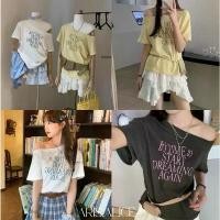 ราคา พร้อมส่ง เสื้อปาดไหล่ผ้าสลาฟ TAG : WG.WE เนื้อผ้าใส่สบาย ทรงสวยแมทซ์ง่าย คําแนะนําการขายที่ร้อนแรงในเดือนนี้ ครอปลูกไม้ เสื้อสงกรานต์ ผู้หญิง လ က ် ရ ှ ည ခ ါ း တ ိ ု (1733387155852788758)