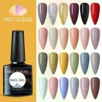 ราคา MEET ACROSS ยาทาเล็บเจล ยาทาเล็บ UV เจล 8ml เจลลี่กาวถาวร เบสและท็อปโค้ท เจอเรท กวาดข้ามกัน (1731678498401519746)