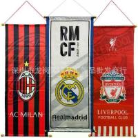 ราคา ตราสัญลักษณ์ทีมฟุตบอล, ธงแขวนแบบยาว, ธงตกแต่งบาร์, สำหรับ Real Madrid, AC Milan, Paris Saint-Germain, Chelsea (1732200273602054604)