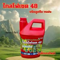 ราคา ไกลโฟเซต48 (แดงเสือ) ขนาด4ลิตร ชนิดดูดซึม ทนฝน ยา แมลง (1734502387896059461)