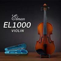 ราคา [COD] [Tiktok][ใส่โค้ดลด1000บ.] Elman violin EL1000 ไวโอลิน size 1/2 1/4 3/4 4/4 พร้อมกระเป๋า คันสี และยางสน (1733175972336076761)