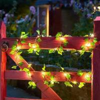 ราคา Fairy Lights Battery Lights Maple Leaf Waterproof Outdoor Garland 10M/5M/2M Christmas Garden Wedding Party Decoration (1734456267628054020)