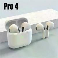 ราคา หูฟังบลูทูธไร้สาย TWS Pro4 ใหม่ พร้อมไมโครโฟนในตัว หูฟังอินเอียร์ เหมาะสำหรับ iPhone และ Android สีขาว สีดำ กันน้ำ ear pit (1731573510127782617)