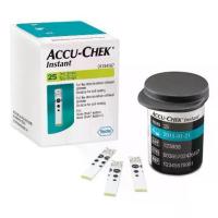 ราคา Accu-Chek Instant Test Strip แอคคิว-เช็ค แผ่นตรวจน้ำตาล (25 ชิ้น/กล่อง) (1734541558926968432)