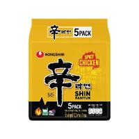 ราคา [ส่งฟรี] [Exp.29.01.2026] Nongshim Shin Ramyun Spicy Chicken Flavor 5-Pack Halal Korean Style Instant Noodles (1733489089241712240)
