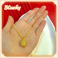 ราคา สร้อยคอทุเรียน สำหรับผู้หญิง ชุบทอง 18K Italy (Au750) น้ำหนัก 0.1g มีเก็บเงินปลายทาง ของขวัญ (1731324351842323022)