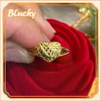 ราคา 18K Italy gold-plated (au750) Heart Design Adjustable Ring for women gift Weight 0.1g cash on delivery (1734151541211170382)