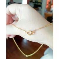 ราคา สร้อยโซ่ITALYใส่เพชรตาแมวCAT_EYEชุบทองคำ18kเกรดส่งออก ขายดี (1733654039837443789)