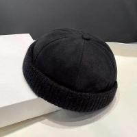 ราคา Fisherman Beanie Hats Warm Knit Brimless Hat Retro Docker Cap Adjustable (1733998944230802609)