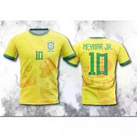 ราคา เสื้อยืดพิมพ์ลาย Neymar สีเหลือง ปี 2022 Neymar บราซิล (1731920667712457708)