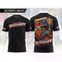 ราคา เสื้อยืดดำ WUACHON TV ลายวัวชนไทย-บราซิล พิมพ์สกรีน3D (1731987231439685249)