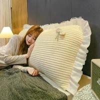 ราคา เบาะข้างเตียง, เบาะโซฟา, พนักพิงขนาดใหญ่, หมอนยาวคู่, หมอนเตียง, หัวเตียง, กระเป๋านุ่ม, สไตล์เจ้าหญิงญี่ปุ่น, ถอดซักได้ (1730334919748979288)