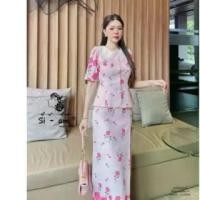 ราคา ชุดไทย ชุดไปวัด งานป้าย ชุดไทยประยุกต์ ของใหม่ป้ายห้อยส่งต่อ ไซส m ชุดเข้าวัด ผ้าถุง (1733807079979451812)