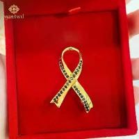ราคา เข็มกลัดริบบิ้น เข็มกลัดโบว์เพชรนิลเล็ก เข็มกลัดไว้อาลัย เครื่องประดับไทย พูนทรัพย์ มีใบรับประกัน ชุดไทย QD10Q000 COD (1733660931617228203)