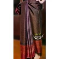 ราคา ผ้านุ่ง ผ้าถุง​ นุ่งสด หลายสี ลายไทย 4หลา ออเจ้า ชุดไทย กระโปรง โจงกระเบน​ (1734116182455191247)