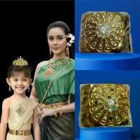 ราคา ￼เข็มขัดยืดได้ลายเกล็ดปลามีทั้งเด็กและผู้ใหญ่ เครื่องประดับ ชุดไทย (1732862014355834736)