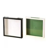 ราคา กรอบกล่องเงาแบบอเนกประสงค์สำหรับใส่ของที่ระลึก เช่น ตั๋วหนัง แสตมป์ และเหรียญ (1734392860455634874)