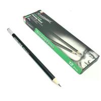 ราคา [COD] MASTER ART ดินสอไม้ ดินสอวาดรูป Renaissance 2B Drawing Pencil (12 แท่ง/กล่อง) (1734455136321176921)
