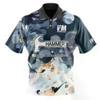 ราคา Hammer DS Bowling Jersey - Design 2062-HM - เสื้อโปโล 3D ลายดอกไม้ (1734943548538980185)
