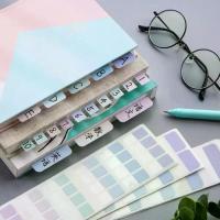 ราคา บันทึกย่อช่วยเตือน โปร่งใสโปร่งใส แถบดัชนีเหนียว สีสันสดใส กระดาษโน๊ต สติกเกอร์ดัชนีสี Morandi สติกเกอร์ติดผนัง Memoranda จาก memoranda แท็บไฟล์ที่เขียนได้ สมุดโน๊ต (1734886204395062321)