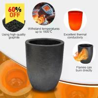 ราคา Hardware Tool Shop คุณภาพสูง ดำ ถ้วยหลอมกราไฟต์ อุณหภูมิสูง ขนาดเล็ก ถ้วยดินเผา ถ้วยเตาเผาดินเหนียว หลอม หล่อ กลั่น (1734676388670900138)
