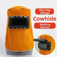 ราคา Hardware Anecdotes ใหม่ ระบายอากาศได้ดี หมวกเชื่อม คุณภาพดี ทนความร้อน หน้ากากเชื่อมโลหะ อุปกรณ์ป้องกันการเชื่อม หนัง หน้ากากเชื่อม (1734859936603472905)