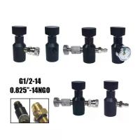 ราคา Piet Hardware มืออาชีพ วาล์วเปิด/ปิด วาล์วเติมแก๊สสำหรับถังทรงกระบอก เกลียว G1/2 สายยางขดลวด อะแดปเตอร์เติมแก๊ส HPA สากล อะแดปเตอร์ถัง CO2 การเติมน้ำลงในถัง (1734848694168684437)