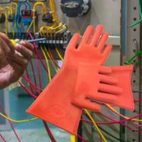ราคา Hardware E Store เครื่องมือเครื่องมือช่าง สีแดงเเดง ถุงมือฉนวนไฟฟ้า แผ่นยางรอง ทนแรงดันไฟฟ้า220V ถุงมือฉนวนกันความร้อน กันน้ำกันน้ำได้ 5KV ถุงมือนิรภัยสำหรับทำงาน อุปกรณ์เสริมระบบไฟฟ้า (17348474341908