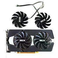 ราคา พัดลมระบายความร้อน 2 ชิ้น ขนาด 75 มม รุ่น FD7010H12S สำหรับ Sapphire R9 270 HD 7870 Dual X Fan GTX 550 750 770 Ti และ ASUS GTX760 แรงดันไฟฟ้า 12V กระแสไฟฟ้า 0.35A (1734907880159741056)
