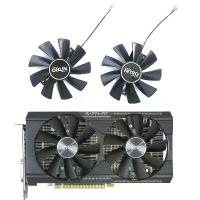 ราคา พัดลม 2 ตัวใหม่ แบบ 4 พิน รุ่น GAA8B2U เหมาะสำหรับกราฟิกการ์ด SAPPHIRE Radeon R9 380/380X NITRO ใช้เป็นอะไหล่แทนพัดลมเดิม (1734774919964100236)