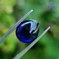 ราคา SB 0512 พลอยไพลิน (Natural Blue Sapphire ) 1 เม็ด น้ำหนัก 6.54 ct. สีน้ำเงินสด รูปร่างทรงหยดน้ำ หลังเบี้ย เป็นพลอยเผาใหม่ ของแอฟริกา (1733923074103019362)