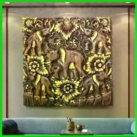 ราคา inscrishop ความคงทน แผ่นไม้แกะสลัก ไม้แกะ ติดผนัง แกะสลักรูปช้าง แขวนผนัง ของตกแต่งผนัง ช้าง5ตัว ไม้แกะสลัก ช้าง ไม้แกะสี่เหลี่ยม เหลี่ยม (1730740396208719919)