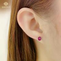 ราคา ส่งฟรี ต่างหูทับทิมแท้ พลอยแท้ ทับทิมพม่า เครื่องประดับไทย พูนทรัพย์ มีใบรับประกัน งานปราณีต งดงาม ED284E000 (1731243733683112914)