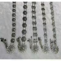 ราคา เข็มขัดผ้าถุงสีเงินไทยประยุกต์ เข็มขัดผ้าซิ่น เครื่องประดับไทย (1733923904316540179)