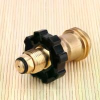 ราคา Universal Fit Brass Regulator POL To QCC1/Type 1 Gas Adapter Converts Corrosion Resistant Solid Brass Regulator for BBQ Gas Grill Heater (1734863022953628911)