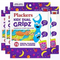 ราคา นำเข้า ไหมขัดฟันเด็ก เคลือบฟลูออไรด์ รสผลไม้ 75 ชิ้น Plackers Kids Dental Floss Picks (1733701812964852883)