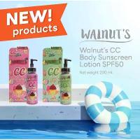 ราคา พกพาสะดวก โลชั่นกันแดด Walnut CC Sunscreen body Lotion spf50+++ วอลนัท ทาตัวกันน้ำ กันแดด 200ml อ่อนโยนและหวาน (1734345024279840496)