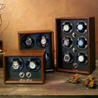 ราคา Black walnut wood multi-watch slot automatic mechanical watch winder electric home automatic watch turner (1734752756104988480)