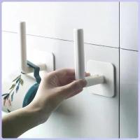 ราคา ตะขอรูปตัว L สำหรับห้องครัว ฟิล์มถนอมอาหาร ฝาปิดหม้อ หรือที่เก็บของในห้องน้ำ ชั้นวางผ้าขนหนู กระดาษ ไม่ต้องเจาะ กระดาษม้วน (1733978375628817714)