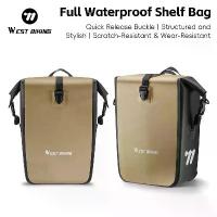 ราคา WEST BIKING กระเป๋าจักรยาน 18-28L กันน้ำเต็มรูปแบบ ทนทานต่อการสึกหรอ กระเป๋าติดเฟรมจักรยาน พร้อมหัวเข็มขัดปลดเร็ว (1734737742759495580)