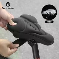 ราคา WEST BIKING ผ้าคลุมเบาะจักรยาน สบาย ระบายอากาศได้ดี บุฟองน้ำนุ่ม เบาะรองนั่งจักรยาน (1734815329577698501)