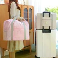 ราคา Lightweight & Foldable Duffle Bag With Trolley Sleeve, Weekender Bags for Women, Garment Duffle Bags for Travel, Airline Underseat Lightweight Travel Bag (1733988330263381624)