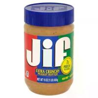 ราคา บล็อกบัสเตอร์ ขายดี จิฟ เนยถั่วบดหยาบ 454ก. JIF CRUNCHY PEANUT BUTTER454G. (1734634636962661405)