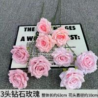 ราคา 20263 diamond roses without leaves, wedding floral materials, floor arrangement, rose waterfall, restaurant vase decoration (1734514597834425701)