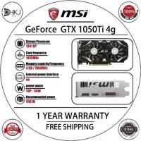 ราคา การ์ดจอ MSI GeForce GTX 1050 Ti 4G มือสอง GPU 1050Ti ขนาด 4GB GDDR5 ความเร็วสัญญาณเตือนภัย (clock speed) 1455MHz/1341MHz บัส 128bit การ์ดวิดีโอ 1050 ti (1734812819955025656)