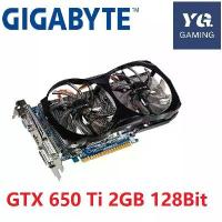 ราคา การ์ดจอ GIGABYTE GTX 650 Ti 2GB 128bit GDDR5 สำหรับ NVIDIA GeForce GTX 650 Ti มือสอง (1734877429238302564)